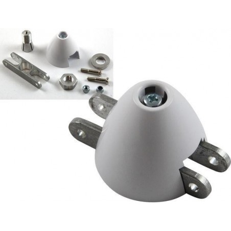 CONO AUTOVENTILADO 30mm EJE 4mm CON MULETA