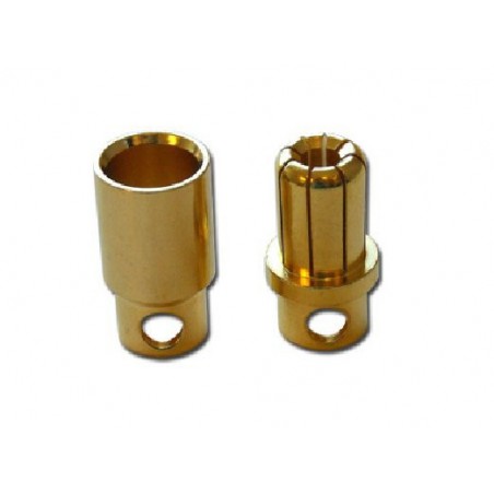 CONECTOR ORO 8 MM PAREJA