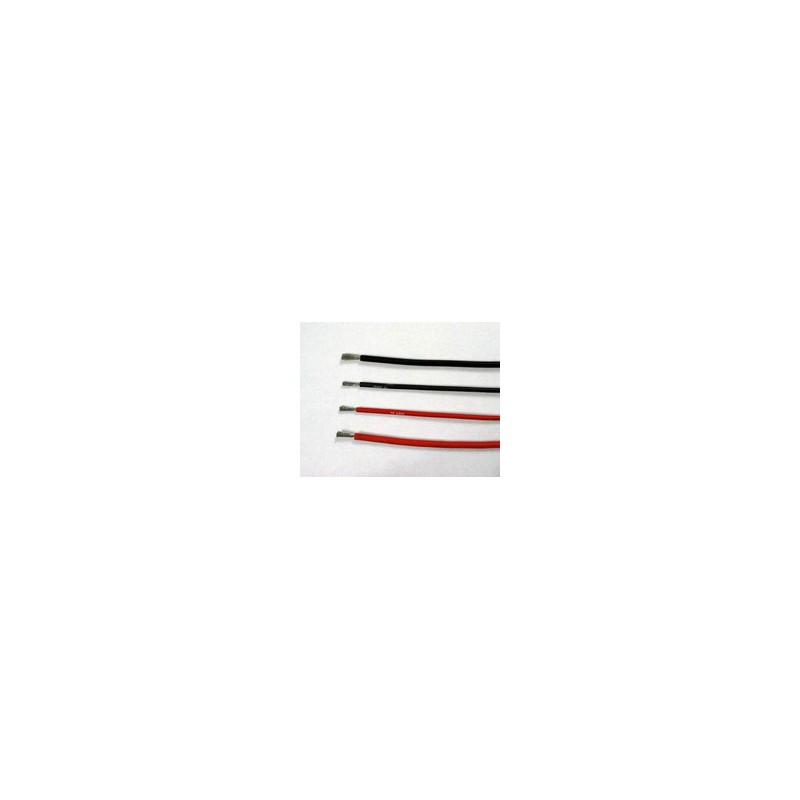 CABLE SILICONA 8 AWG  8,35 MM ROJO/NEGRO 0.5M+0.5M