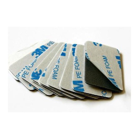 ADHESIVO DOBLE CARA 4X2,5 CM  10 UDS 