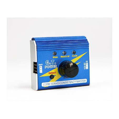 COMPROBADOR SERVOS CCPM CAJA ALUMINIO
