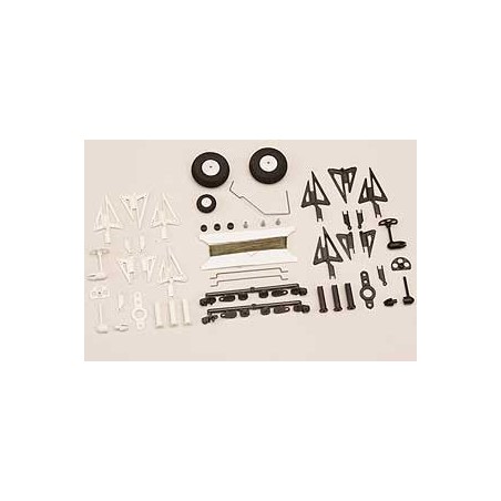CONJUNTO DE ACCESORIOS COMPLETO AVION DEPROM NEGRO GRAUPNER