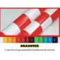 ORACOVER CUADROS ROJO/BLANCO GRANDE 52 0,5m ojoo