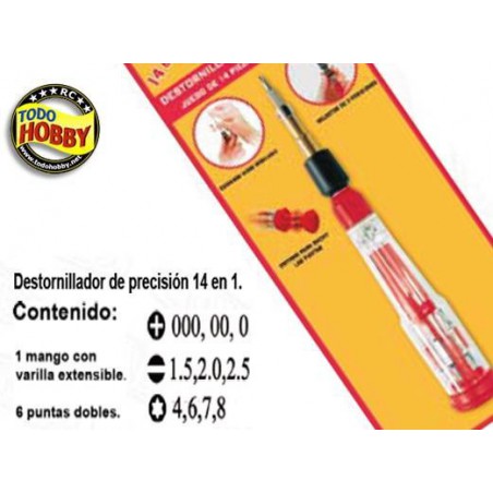 DESTORNILLADOR 14 EN 1 *