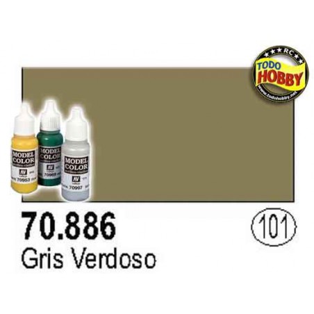 PINTURA VALLEJO GRIS VERDOSO 17ML