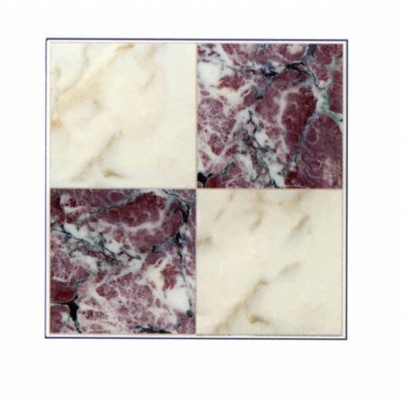 ZZ MARMOL LILA BLANCO 24,5X14 *
