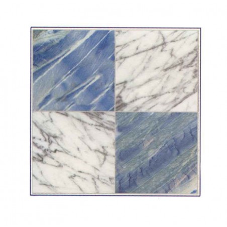 ZZ MARMOL AZUL BLANCO 24,5X14 *