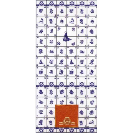 ZZ- ESTUFA HOLAN DESA AZULEJOS REL.