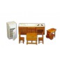COCINA MADERA MIEL  *