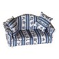 SOFA AZUL Y BLANCO
