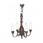 LAMPARA TECHO RUSTICA 5 BRAZOS
