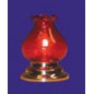 zz LAMPARA VELON ROJO C/LUZ
