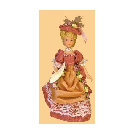 zz MUÑECA MUJER ROSA