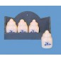 ESPECIERO 4 BOTES BLANCO/AZUL