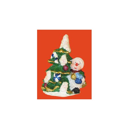 zz ARBOL NAVIDAD C/MUÑECO NIEVE