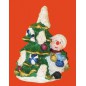 ARBOL NAVIDAD C/MUÑECO NIEVE