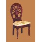 zz SILLA COMEDOR CAOBA