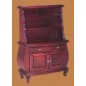 zz MUEBLE SALON PLATERO CAOBA