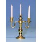 CANDELABRO DORADO 3 BRAZOS