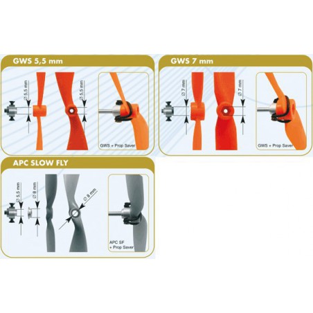 ADAPT. PARA AXI EJE 3.17MM