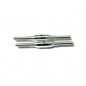 VARILLA MANDO DOBLE ROSC. ALUM M3 (50MM)