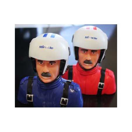 PILOTO 1/4 AZUL CASCO BLANCO A120XL120MM MIRACLE