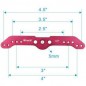 SISTEMA PUSH/PULL TIMON DE COLA ALUMINIO 114mm MIRACLE (Con rodamiento) SISTEMA PUSH/PULL TIMON DE COLA ALUMINIO 114mm MIRACLE (Con rodamiento)
