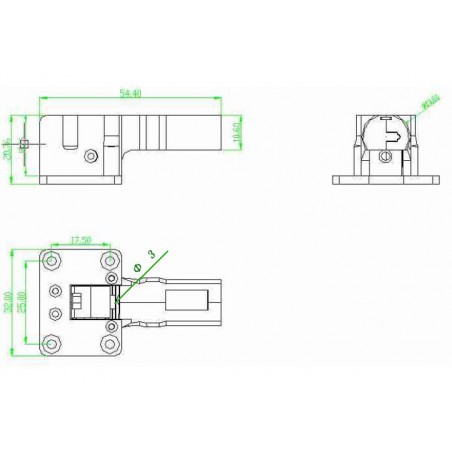 TREN RETRACTIL ELECTRICO AVION HASTA 2KG