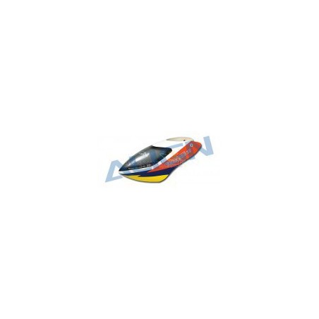 TREX250 - CABINA FIBRA BLANCO/NARANJA