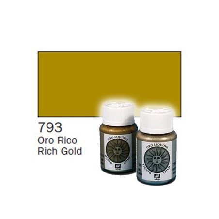 PINTURA VALLEJO ORO RICO LIQUIDO 35ML