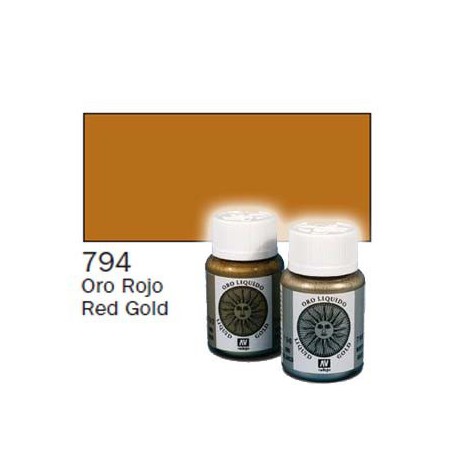 PINTURA VALLEJO ORO ROJO LIQUIDO 35ML