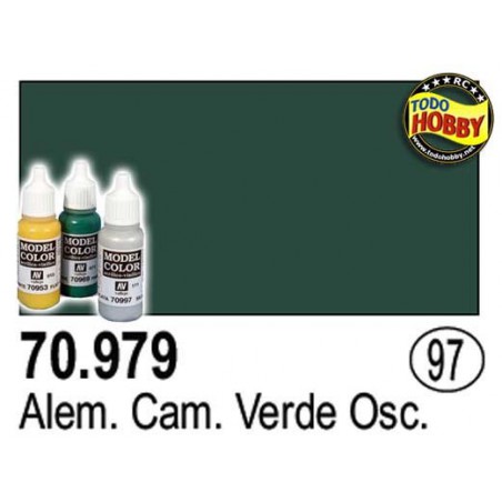PINTURA VALLEJO VERDE OSCURO 17ML
