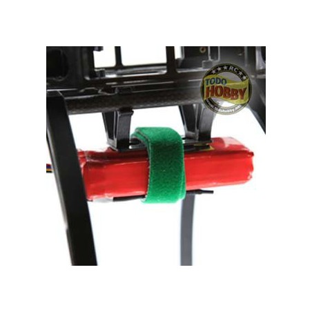 VELCRO DE DOBLE CARA 15x1000mm NEGRO