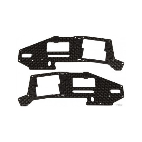 TREX250 PRO - PLACA LATERAL CHASIS SUPERIOR