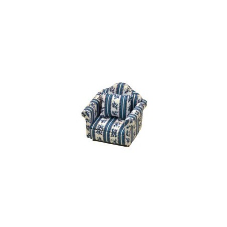 SILLON DECORACION AZUL