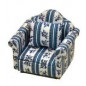 SILLON DECORACION AZUL