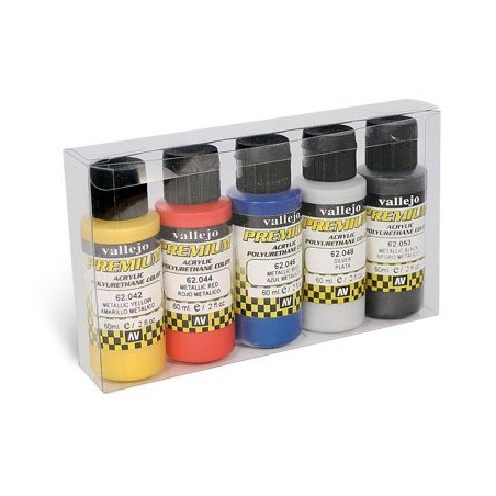 VALLEJO PREMIUM PACK METALICO 5U 60ML