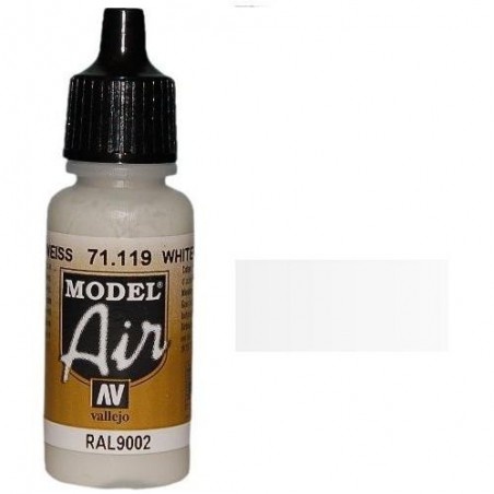 PINTURA VALLEJO MODEL AIR BLANCO GRISACEO 17ML
