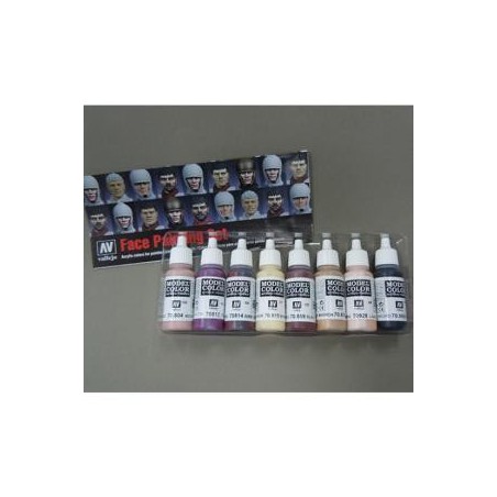 VALLEJO SET PINTADO CARAS 8 BOTES