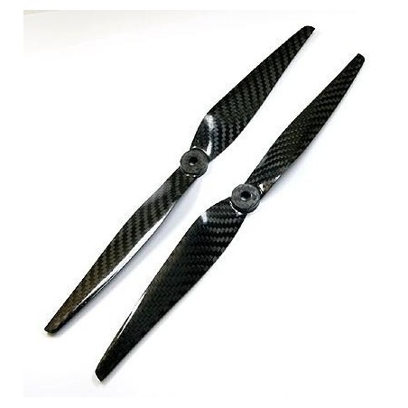 JUEGO HELICES EL. 11X5 CARBONO NORMAL/PUSHER