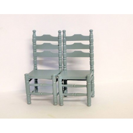 SILLA COCINA AZUL  2 PZAS.