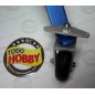 PATIN COLA AVION 120CC C/MUELLE ALUMINIO AZUL