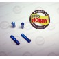 QUICK LINKS PARA VARILLA 2MM ALUMINIO  AZUL MIRACLE (4 unidades)