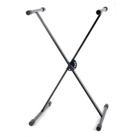 SOPORTE AVION EN X 920X460MM METAL NEGRO 3,5KG