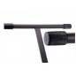 SOPORTE AVION EN X 920X460MM METAL NEGRO 3,5KG