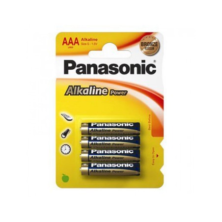 PILA ALKALINA PANASONIC AAA LR3 (4 UDS)