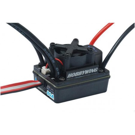 VARIADOR COCHE EZRUN 80A WATERPROOF 2-3S LIPO