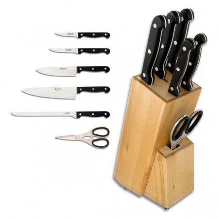 TACO CUCHILLOS COCINA 6PZAS, SERIE LIGERA