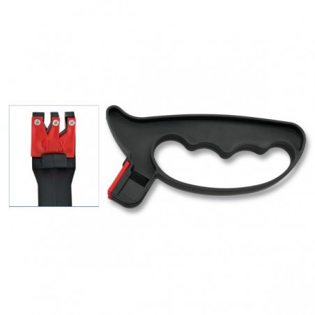 AFILADOR NEGRO PARA CUCHILLO Y TIJERAS, TUNGSTENO