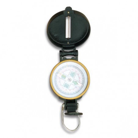 BRUJULA METAL "DINGO" aceite . Negra /Blister